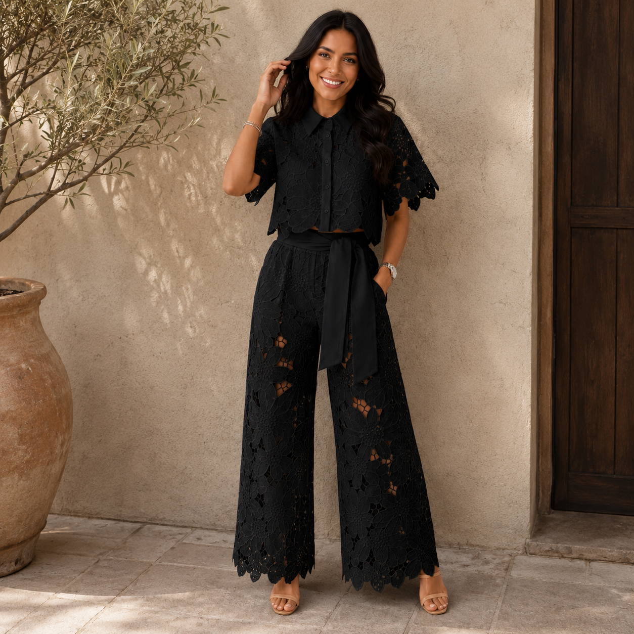 Valeria | Luchtige Tweedelige Set