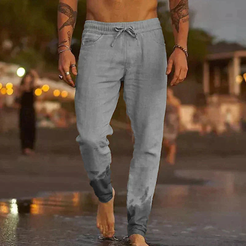 Luca | Linnen strandbroek 1+1 GRATIS
