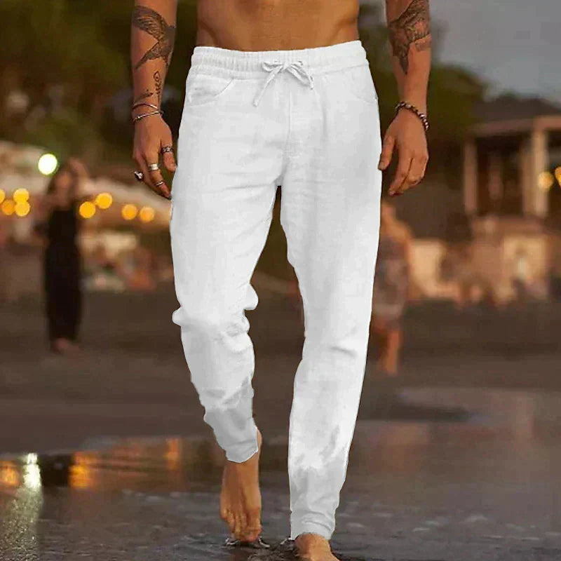 Luca | Linnen strandbroek 1+1 GRATIS