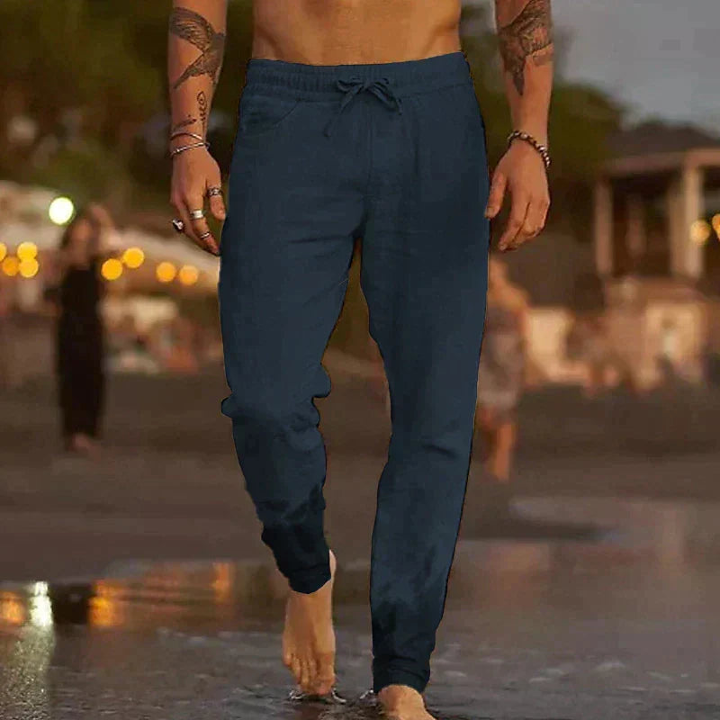 Luca | Linnen strandbroek 1+1 GRATIS