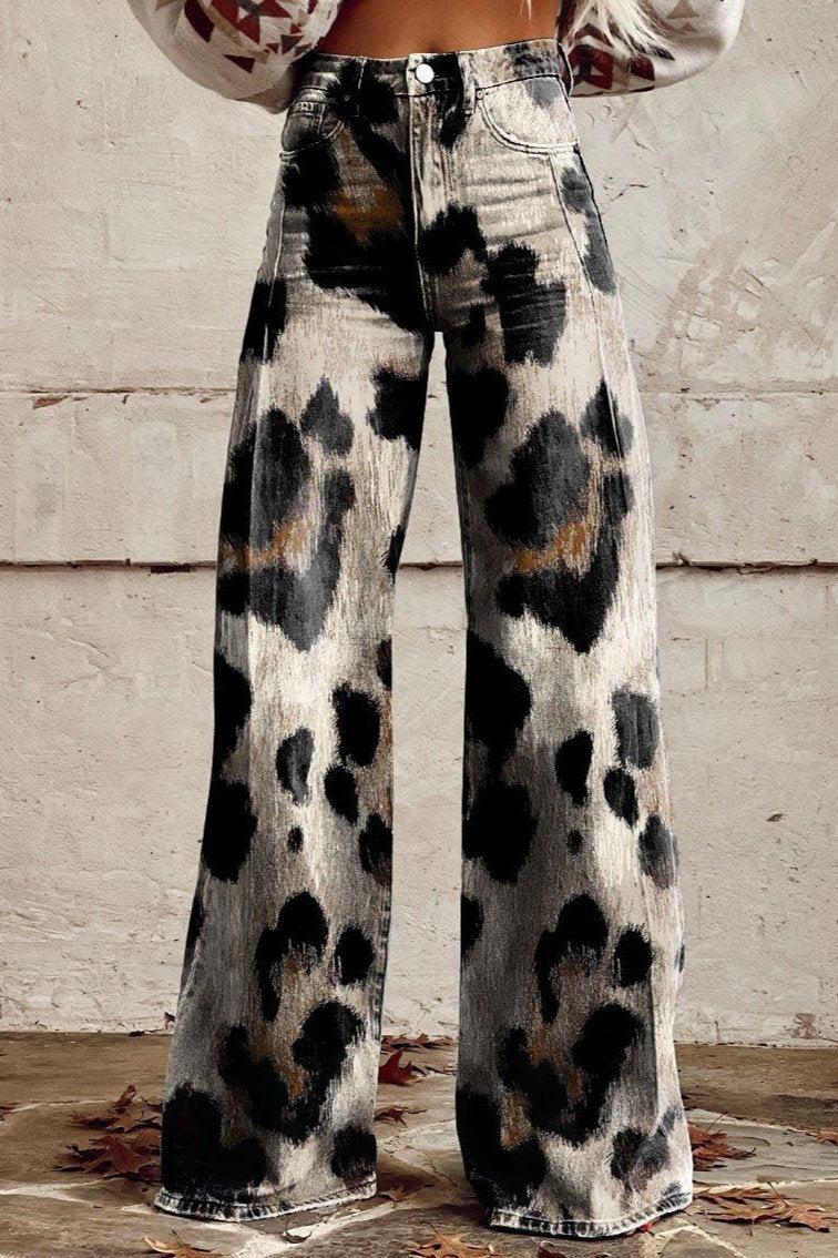THALIA | Boho Vintage Broek met Chic Print