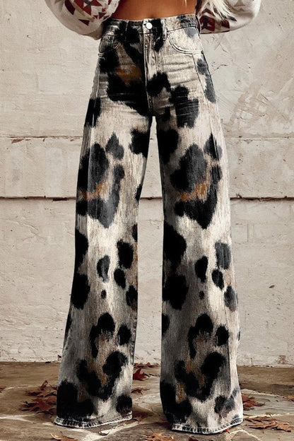 THALIA | Boho Vintage Broek met Chic Print
