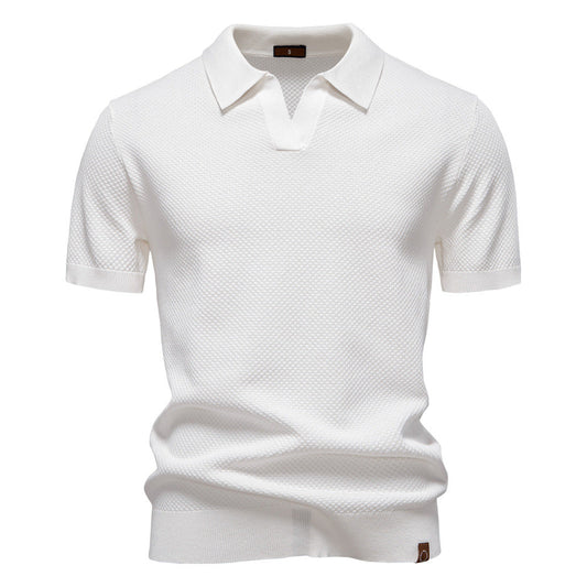 Belzano | Elegante polo met korte mouwen