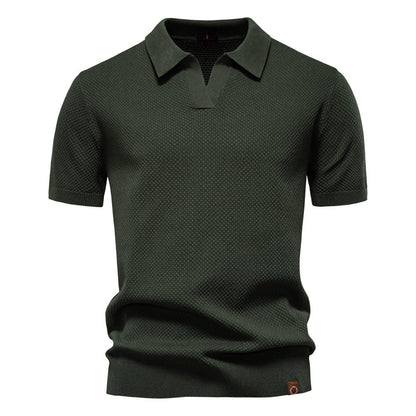 Belzano | Elegante polo met korte mouwen