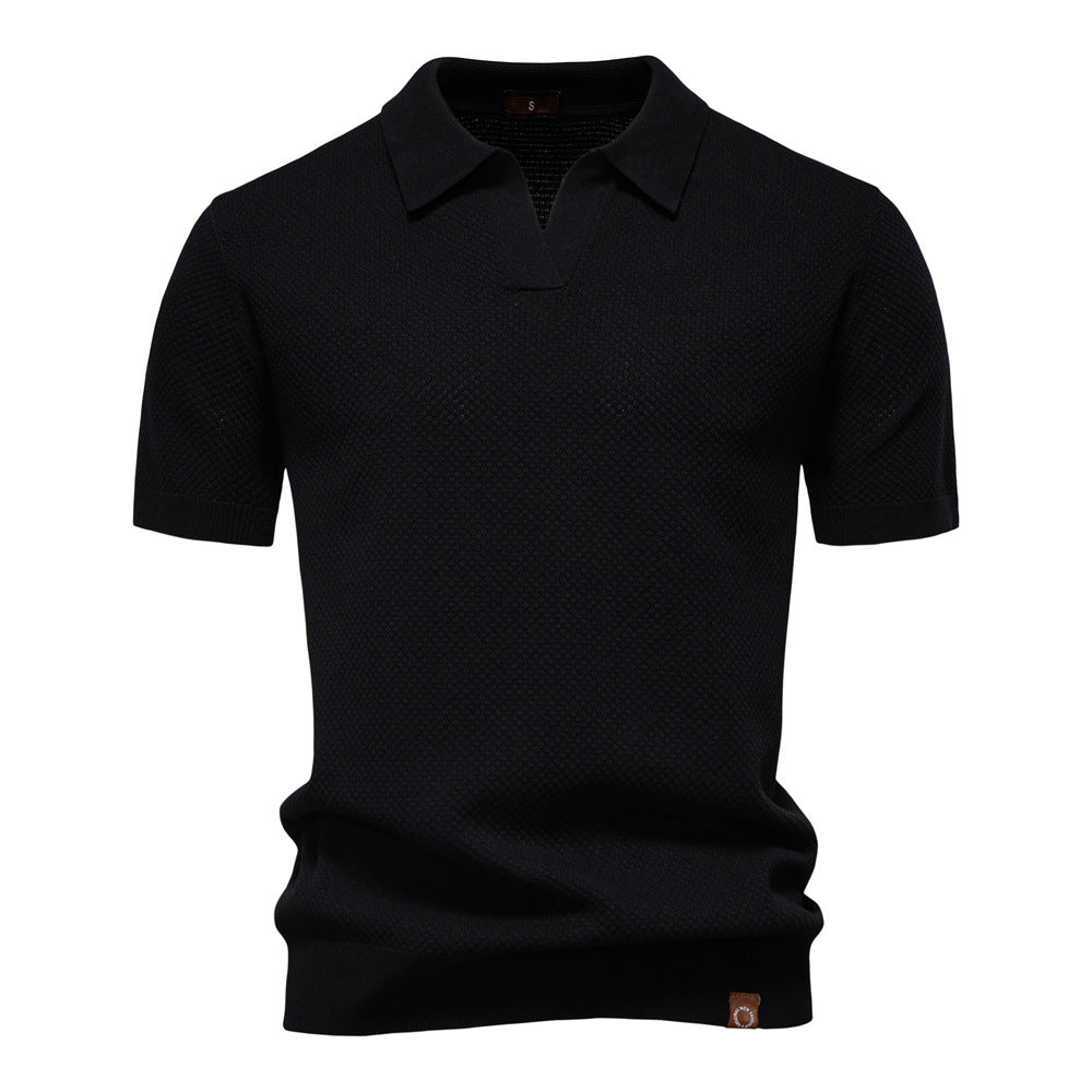 Belzano | Elegante polo met korte mouwen