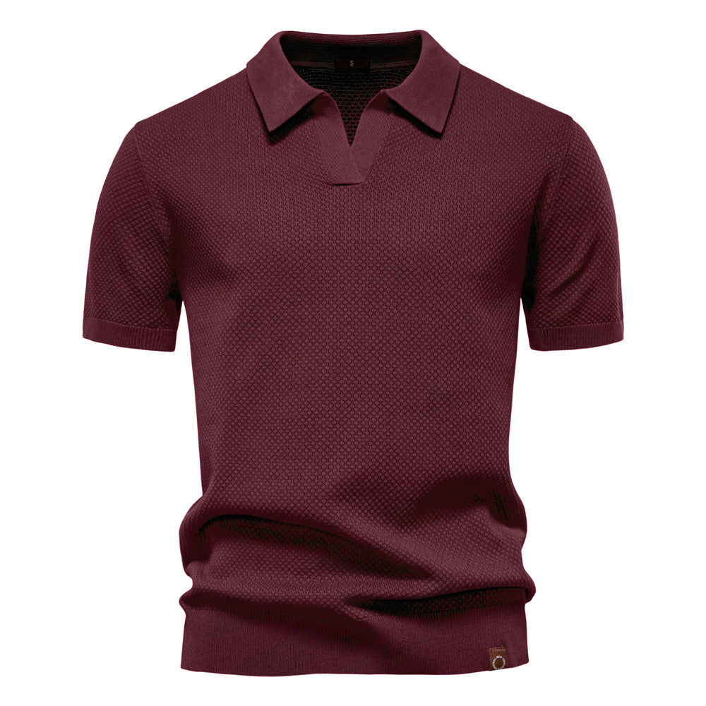 Belzano | Elegante polo met korte mouwen