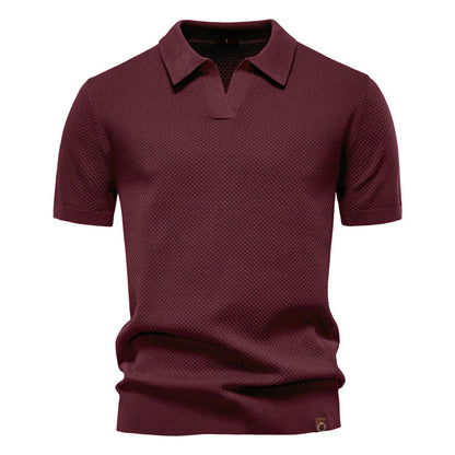 Belzano | Elegante polo met korte mouwen