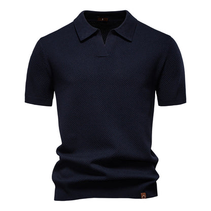 Belzano | Elegante polo met korte mouwen