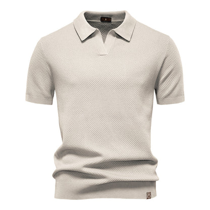 Belzano | Elegante polo met korte mouwen