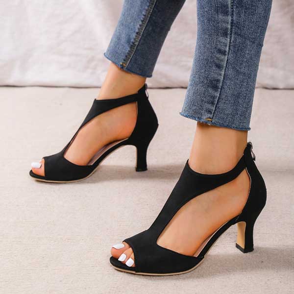 ROVELLA | Orthopedische Sandalen met Stabiele Hak en Comfort