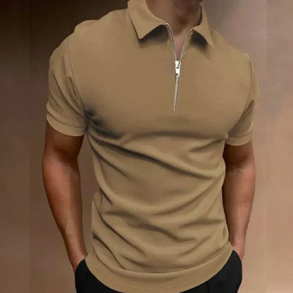 Arviano | Klassieke Rits Polo Shirt