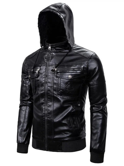 ALARIC  | Vintage Leren Jas met Capuchon