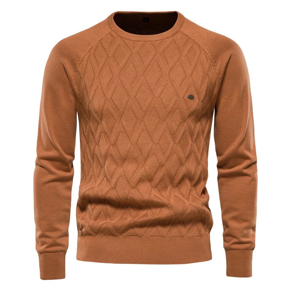 QUINTARO | Herenpullover met Ruitpatroon