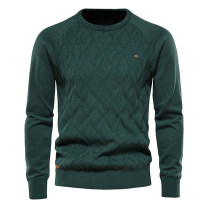 QUINTARO | Herenpullover met Ruitpatroon
