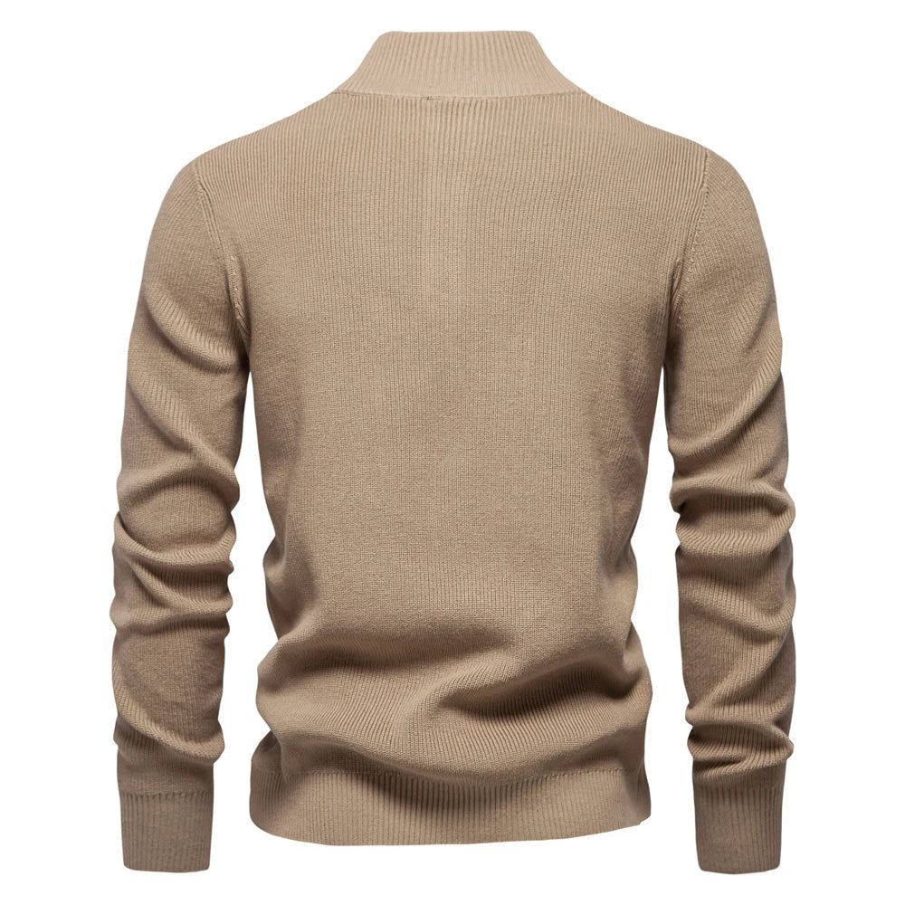 JORVIK | Herenpullover met knoopdesign