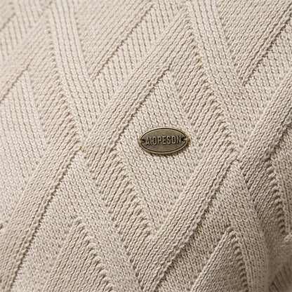 QUINTARO | Herenpullover met Ruitpatroon