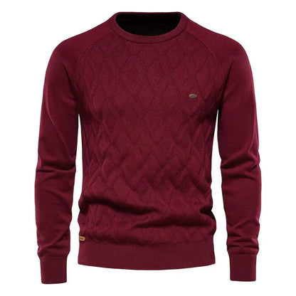 QUINTARO | Herenpullover met Ruitpatroon