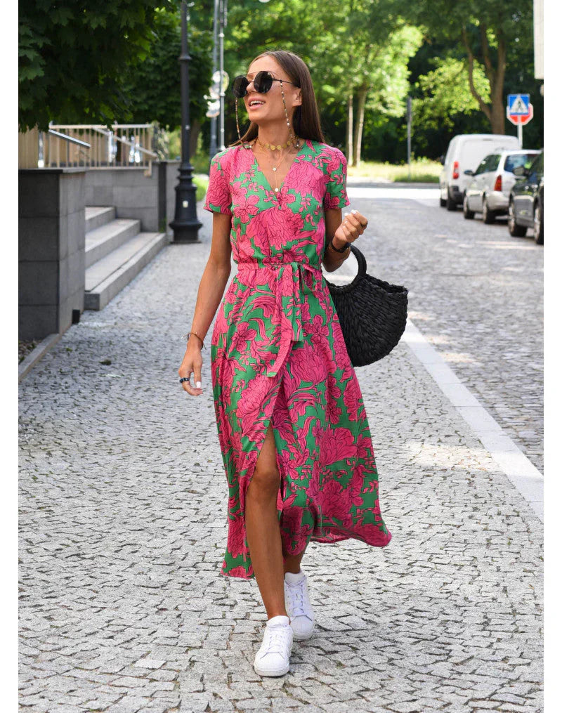 ARABELLA | Elegante Wikkeljurk met Flatterende Pasvorm