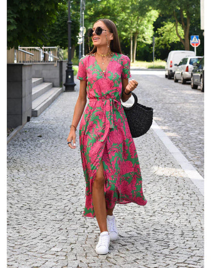 ARABELLA | Elegante Wikkeljurk met Flatterende Pasvorm
