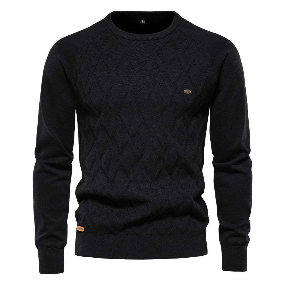 QUINTARO | Herenpullover met Ruitpatroon