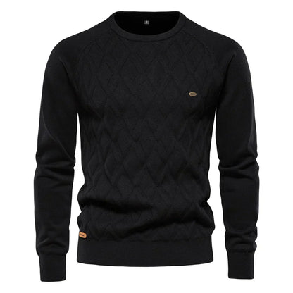 QUINTARO | Herenpullover met Ruitpatroon