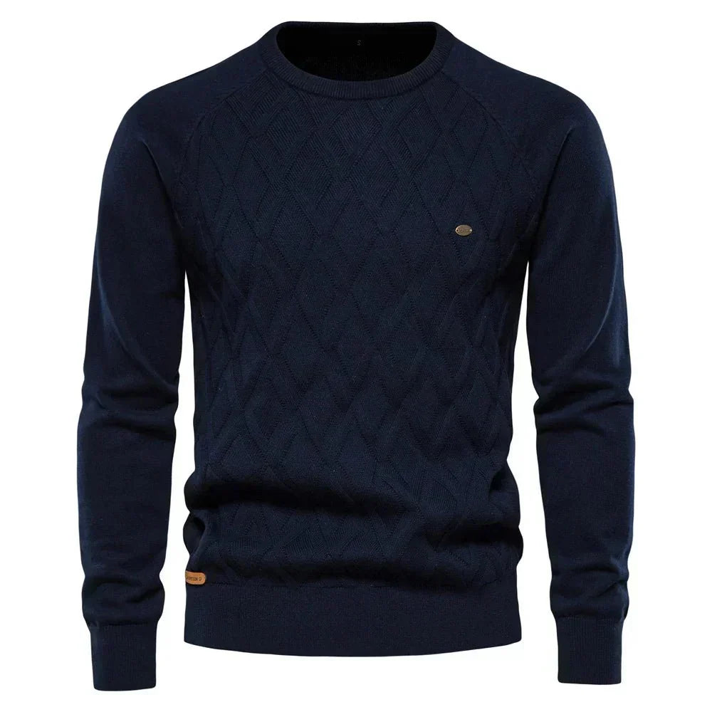 QUINTARO | Herenpullover met Ruitpatroon