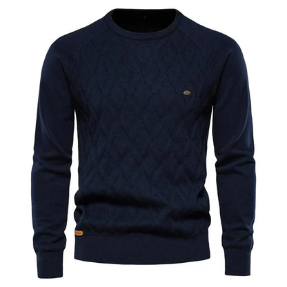 QUINTARO | Herenpullover met Ruitpatroon