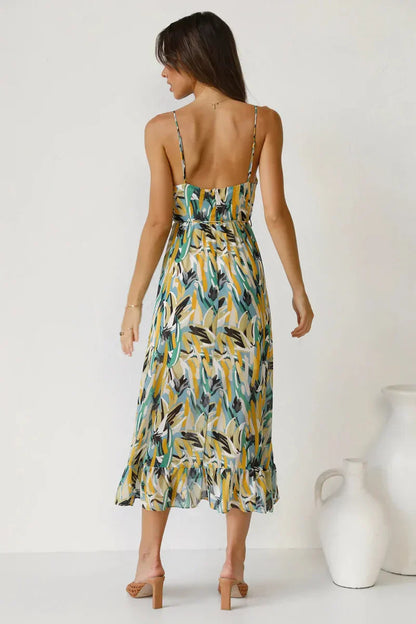 Claire | Bedrukte zomerjurk met elegante pasvorm