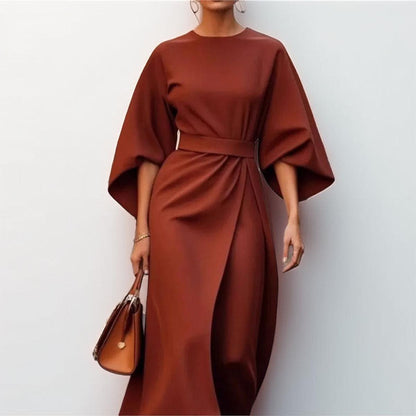 Seraphine | Maxi-jurk met elegante kimonomouwen