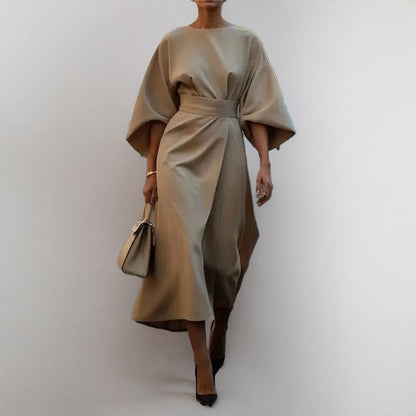 Seraphine | Maxi-jurk met elegante kimonomouwen