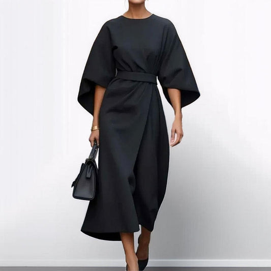 Seraphine | Maxi-jurk met elegante kimonomouwen