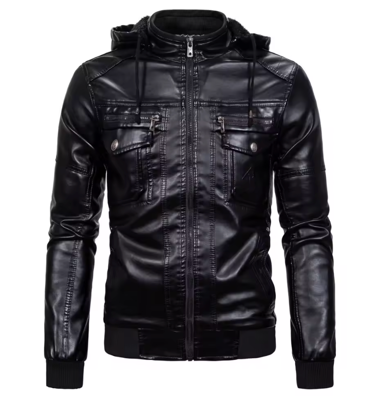ALARIC  | Vintage Leren Jas met Capuchon