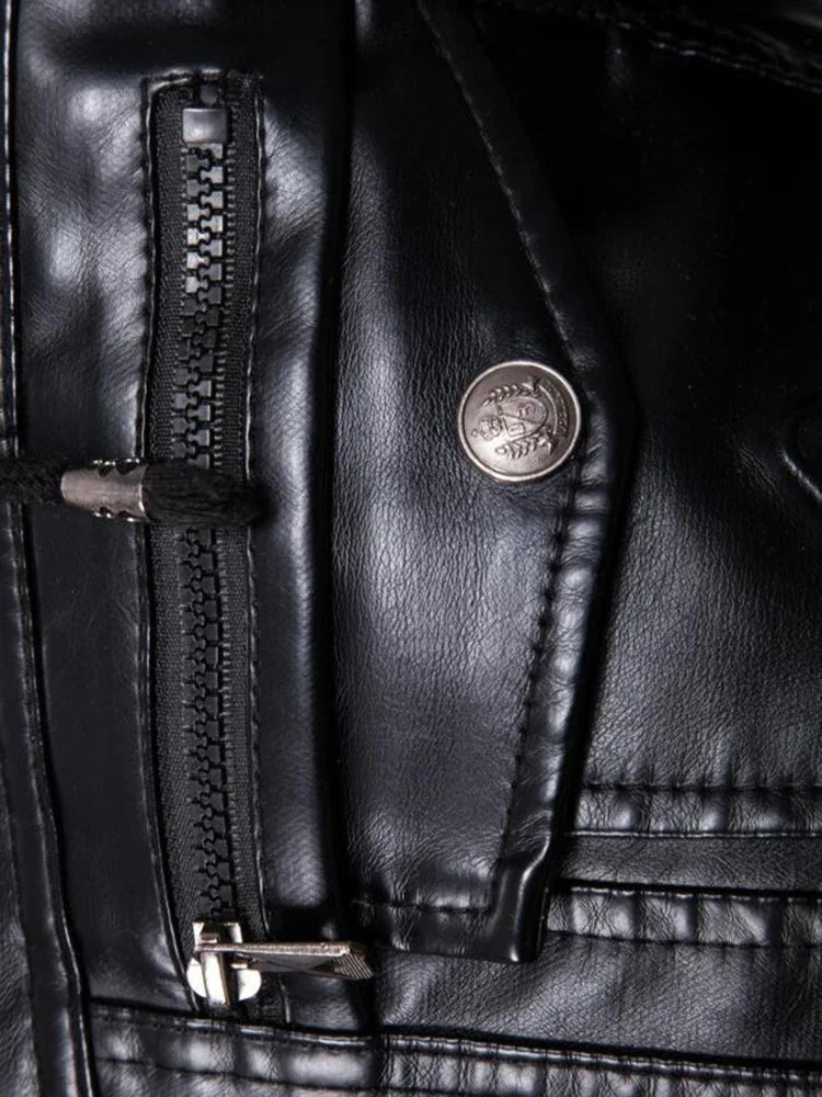 ALARIC  | Vintage Leren Jas met Capuchon