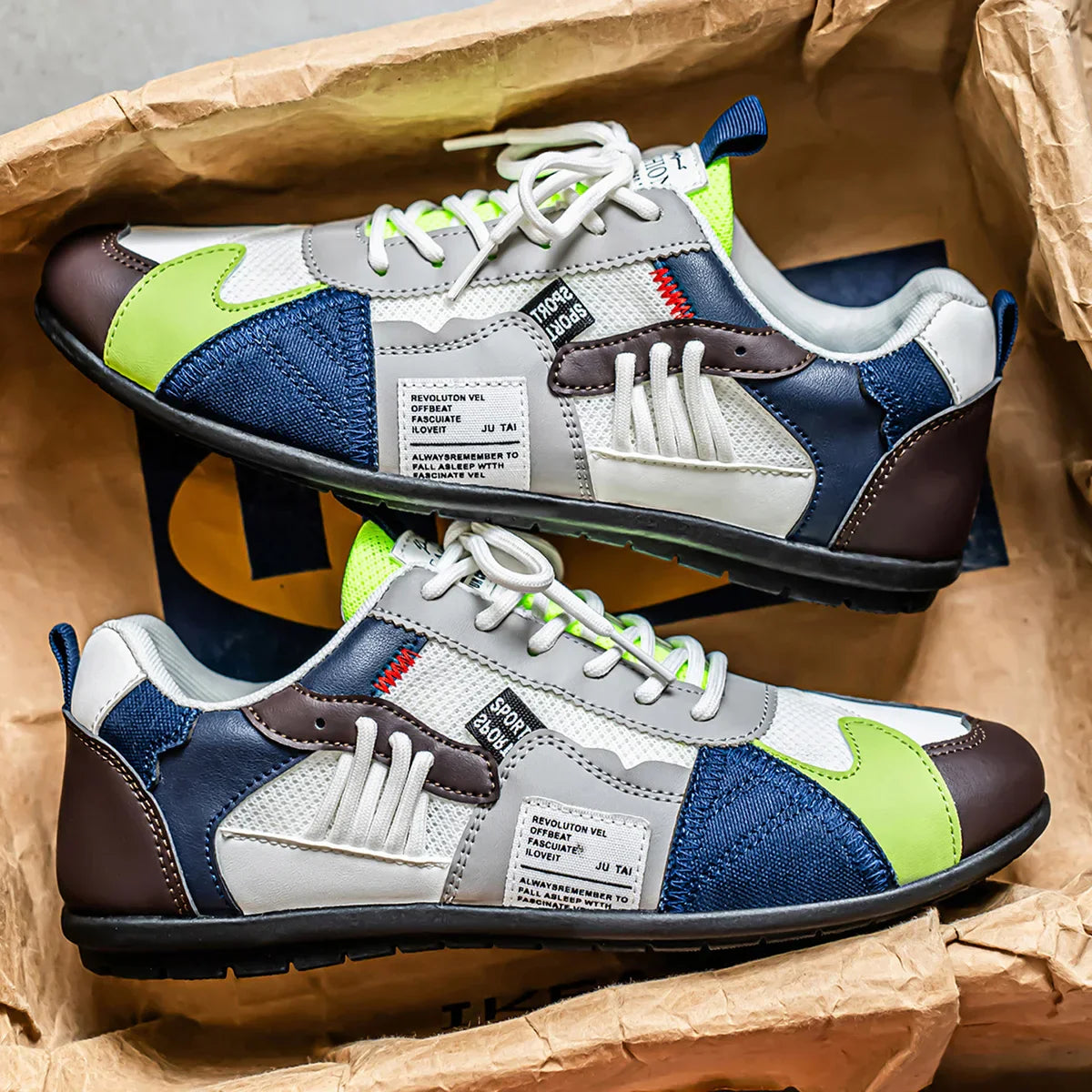 Vincenzo | Retro Kleurrijke Sneakers