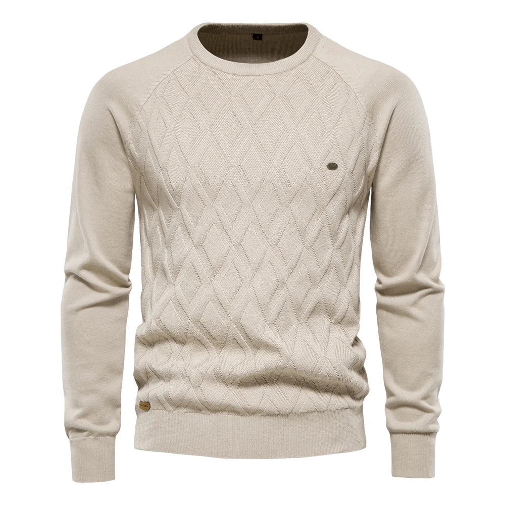 QUINTARO | Herenpullover met Ruitpatroon