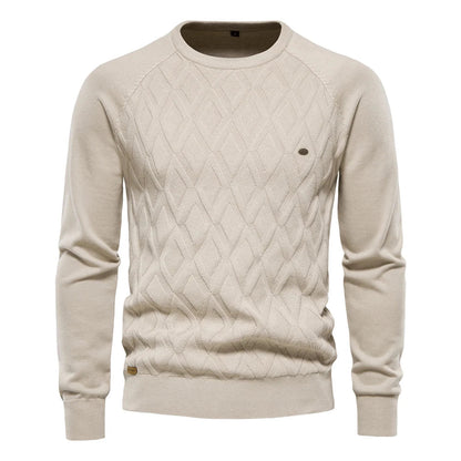 QUINTARO | Herenpullover met Ruitpatroon