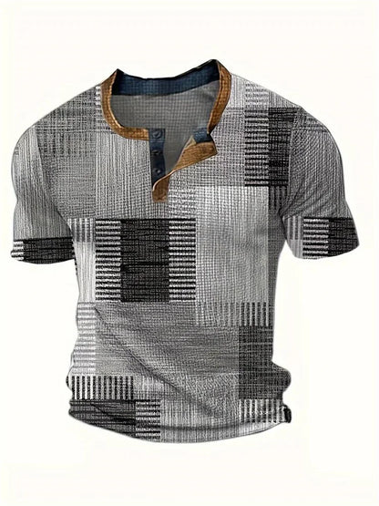 Mason | Patchwork overhemd met moderne uitstraling