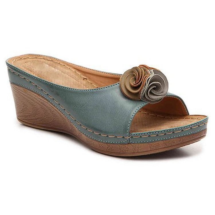 Norelle | Elegante Sleehaksandalen met bloemendetail