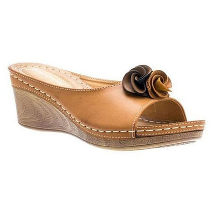 Norelle | Elegante Sleehaksandalen met bloemendetail