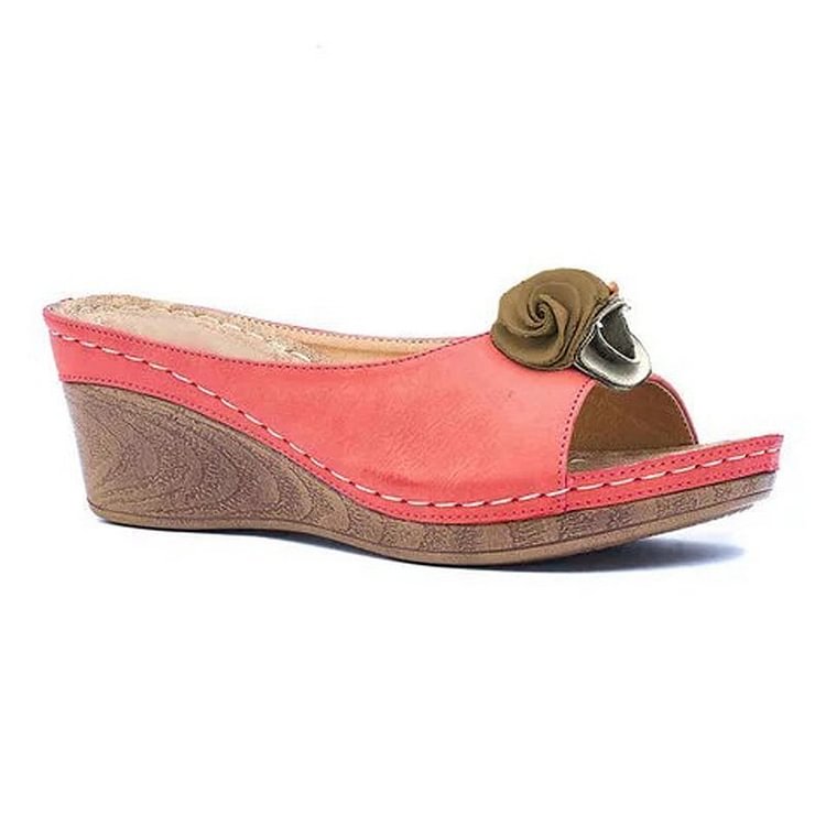 Norelle | Elegante Sleehaksandalen met bloemendetail
