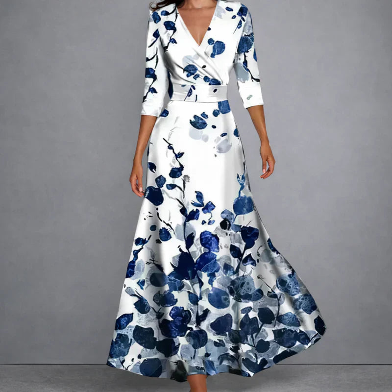 Lorena | Elegante bloemenjurk met flatterend silhouet