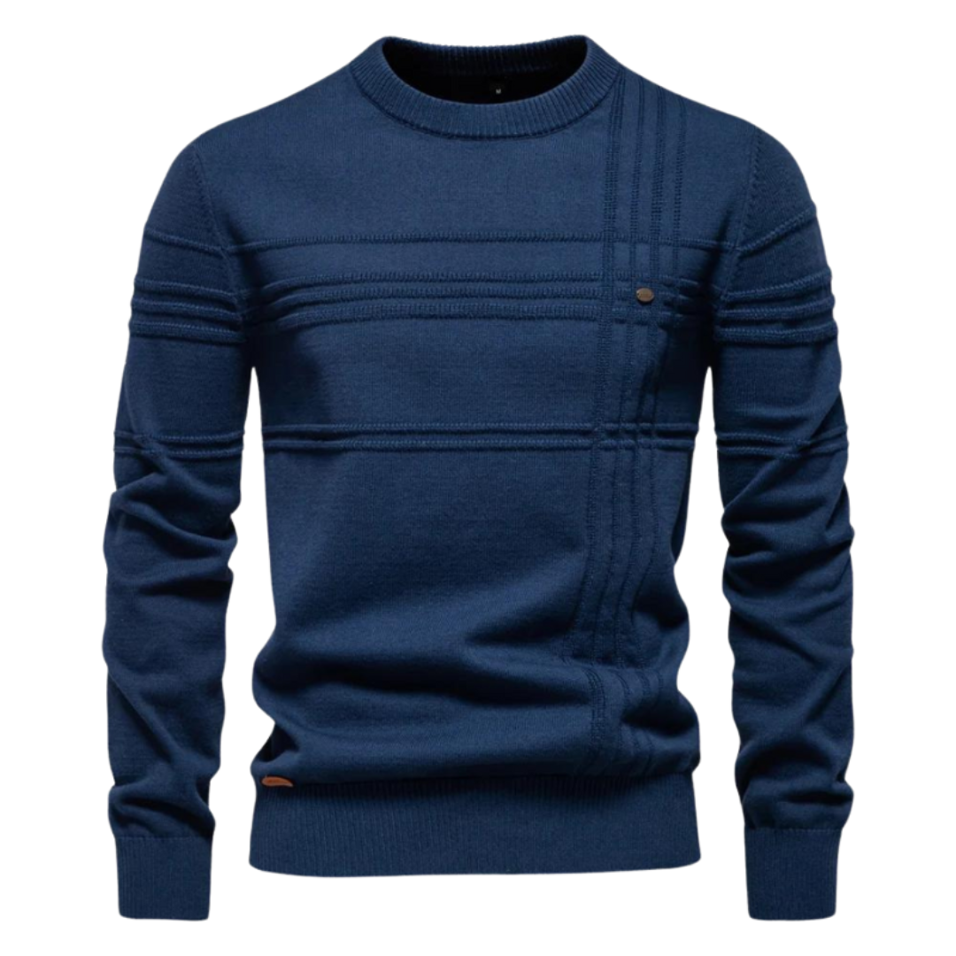 RAYDEN | Stijlvolle herenpullover met ruitdesign