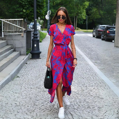ARABELLA | Elegante Wikkeljurk met Flatterende Pasvorm