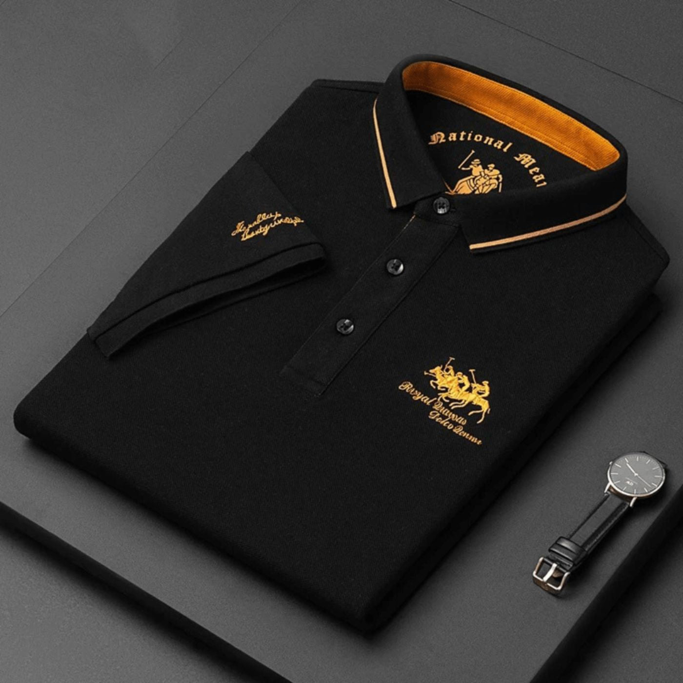 Lucien | Luxe polo met exclusieve uitstraling