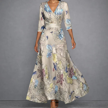 Lorena | Elegante bloemenjurk met flatterend silhouet