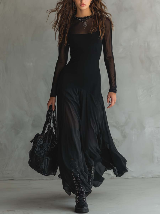 Ophelia | Elegante Tule Maxi Jurk