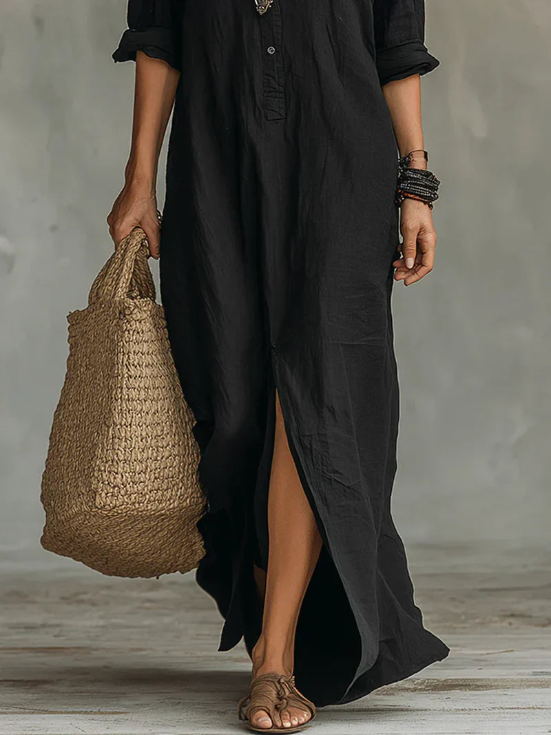 Isolde | Luxe maxi-jurk met flatterende silhouet