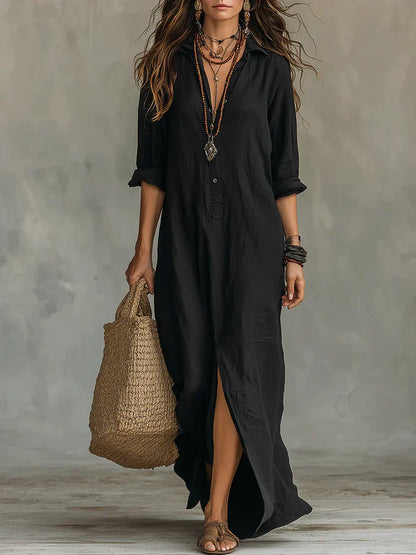 Isolde | Luxe maxi-jurk met flatterende silhouet