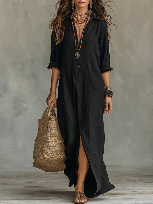 Isolde | Luxe maxi-jurk met flatterende silhouet