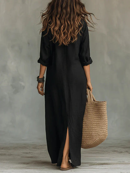 Isolde | Luxe maxi-jurk met flatterende silhouet